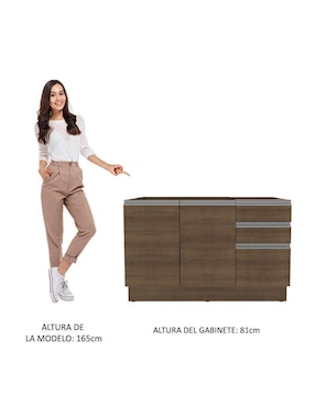 Gabinete armable Glamy Madesa de MDP