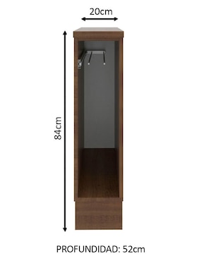 Gabinete armable G24200PR Madesa de MDP