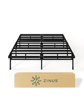 Base para cama armable Justin Zinus de acero inoxidable