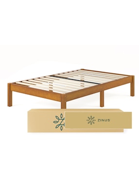 Base para cama armable Ellie Zinus de madera