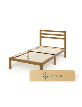 Base para cama armable Leah Zinus de madera