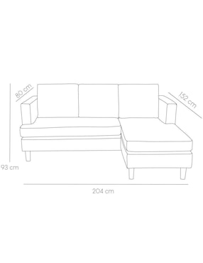 Sala modular Tirreno Oxford Ergo Confort de lino