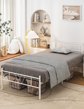 Base para cama armable Koke Home Make de metal individual