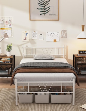 Base para cama armable Koke Home Make de metal individual