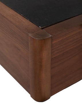 Base para cama armable Nusa Haus de madera álamo King Size