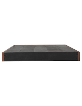 Base para cama armable Nusa Haus de madera álamo King Size