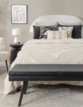 Pie de cama Cantia Tanger de madera
