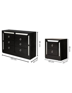 Set recámara Sochic Emma de MDF