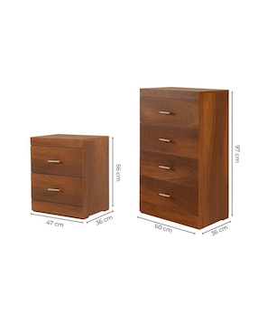 Set recámara Sochic Kira de MDF