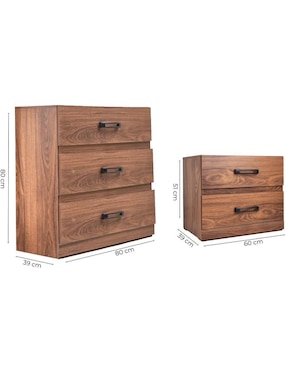 Set recámara Sochic Saint germain de MDF