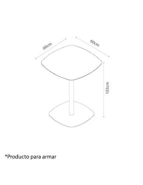 Mesa armable Cali Alta Cantia
