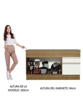Gabinete armable Glamy Madesa de MDP