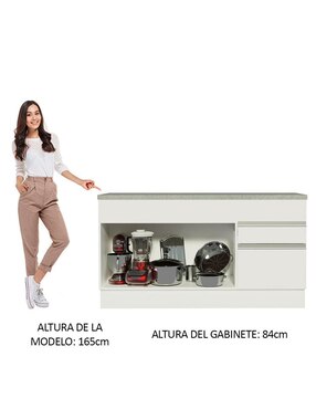 Gabinete armable Glamy Madesa de MDP