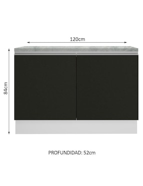 Gabinete armable Glamy Madesa de MDP