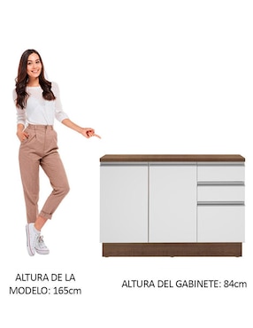 Gabinete armable Glamy Madesa de MDP
