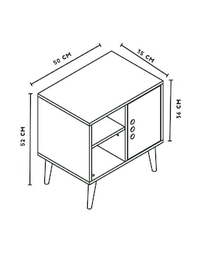 Buró armanble Moru Muebles de MDF