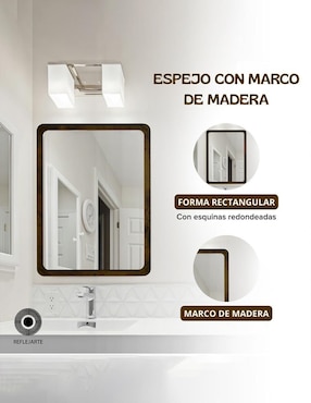 Espejo rectangular Rivalink