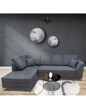 Sala modular izquierda modular Holland Dimex de lino