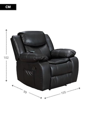 Sillón Vanlig de vinipiel