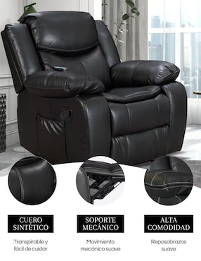 Sillón Vanlig de vinipiel