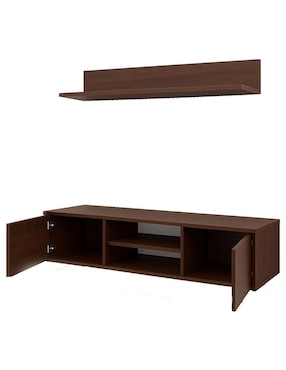 Mueble flotante para TV armable Hogare de melamina