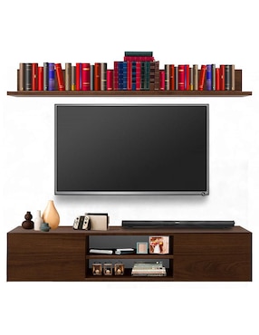 Mueble flotante para TV armable Hogare de melamina