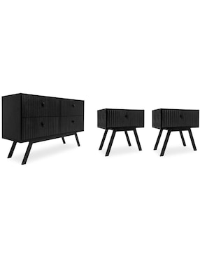 Set recámara Sochic Japandi de MDF