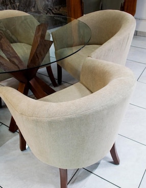 Comedor Vaniglam para 4 personas de cristal