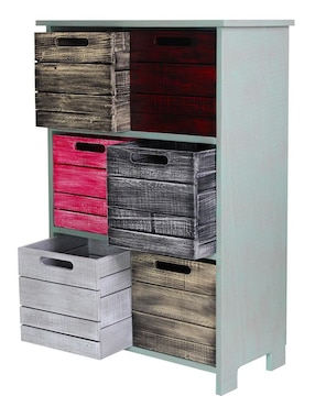Cajonera Hogare de madera pino