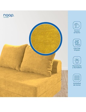 Sofá cama armable flex matrimonial plegable Naap Concept de espuma comprimida
