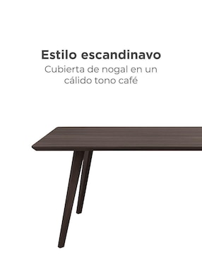 Mesa de comedor armable Relan de chapa madera