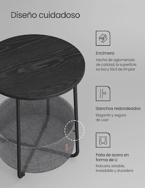 Mesa auxiliar armable Lilea Songmics Home