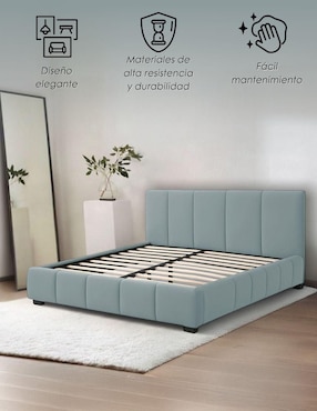 Cama Acolchada Ilios Innova de madera