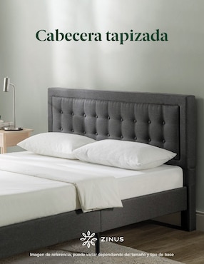 Base para cama armable Dachelle Zinus de chapa madera