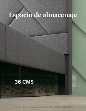 Base para cama armable Judy Zinus de chapa madera
