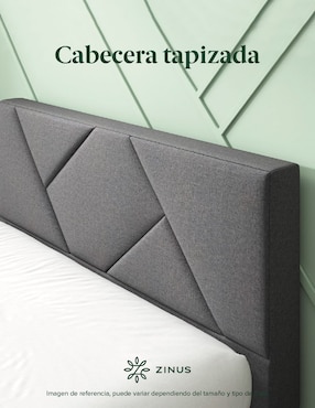 Base para cama armable Judy Zinus de chapa madera