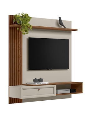 Mueble flotante para TV armable Alvorada Bossa de MDF