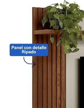 Mueble flotante para TV armable Alvorada Bossa de MDF