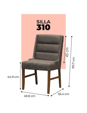 Juego de sillas 2 piezas 310 Atlas del Descanso de madera pino