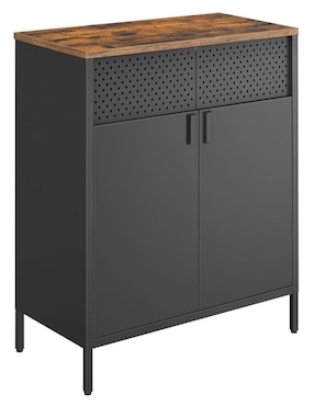 Gabinete armable Bravon Songmics Home de madera con metal