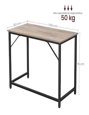 Escritorio armable Brandon Songmics Home de madera