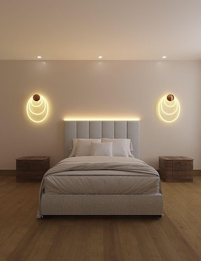 Cama Moder Luxury Article Wall Furniture Paneling de tela