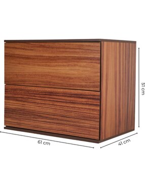 Set buró Amarella Sochic de chapa madera