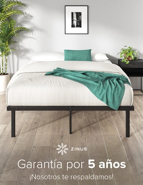 Base para cama armable Caleb Zinus de acero inoxidable