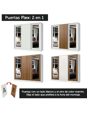 Ropero Madesa Royale 11639B2E1R de MDF