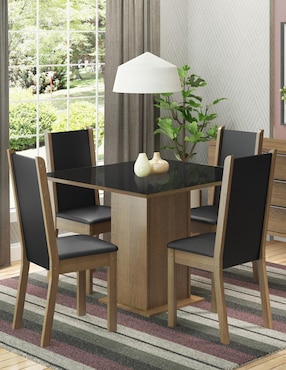 Comedor Moscou Plus Madesa para 4 personas de MDP