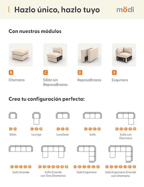 Sala modular Adapti Modi Sofa