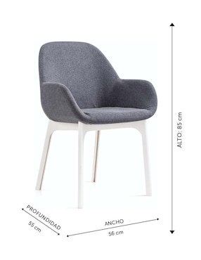 Juego de sillas 2 piezas Contempo Equipamiento en Muebles