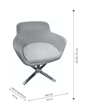 Juego de sillas 2 piezas Contempo Equipamiento en Muebles