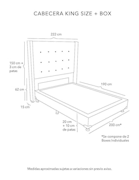 Cama Titán Box Dicasa